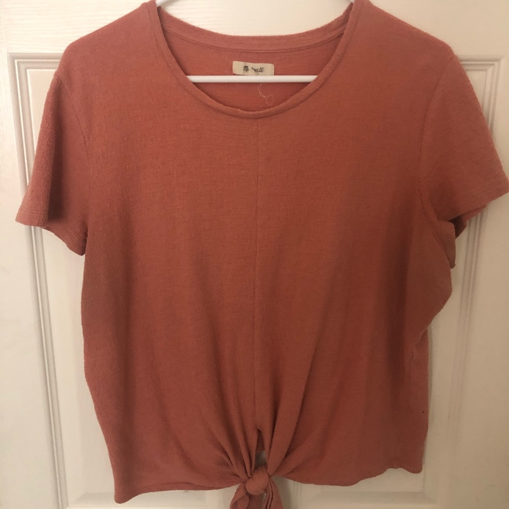 Madewell tied front T-shirt